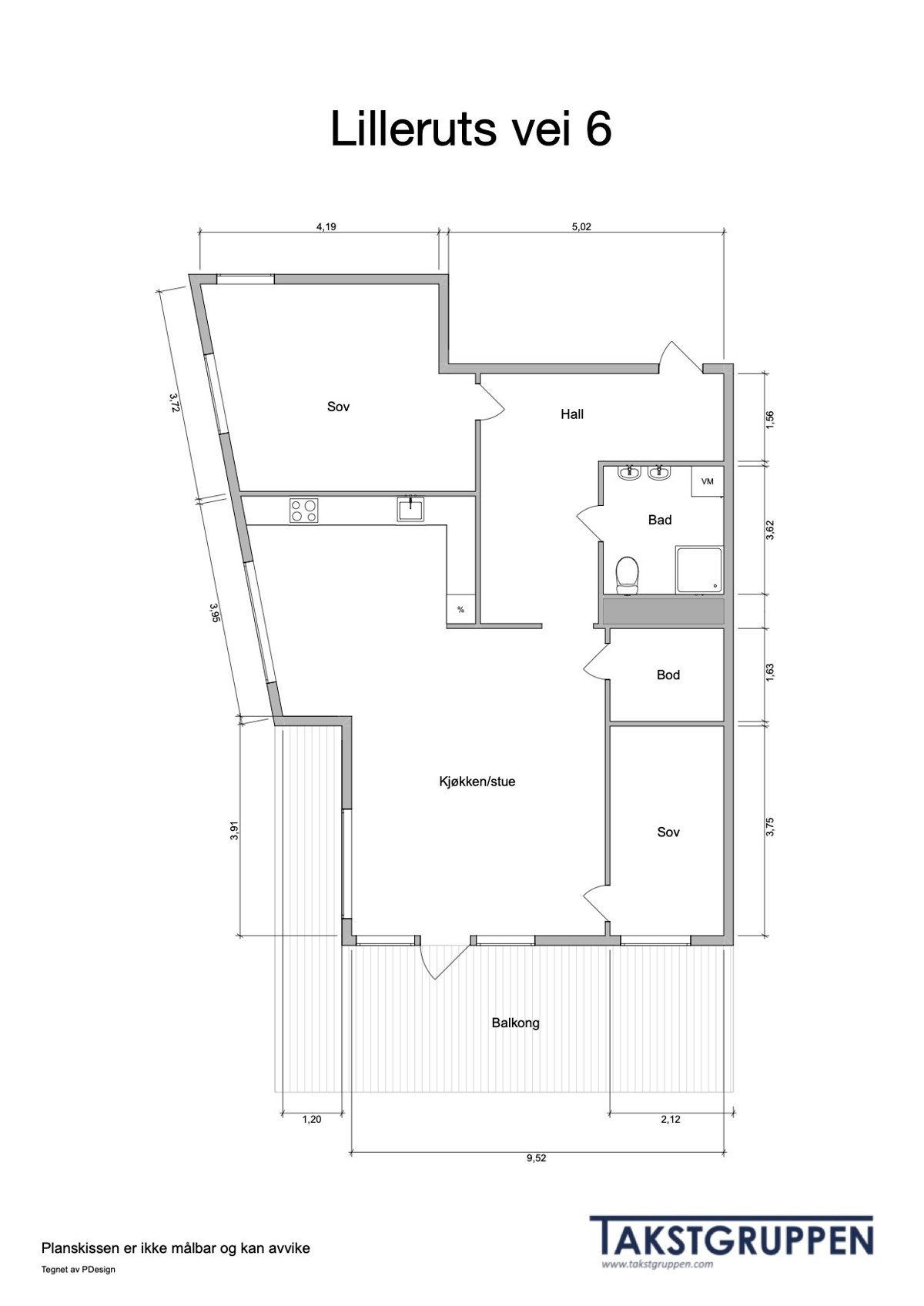 Plantegning Galleribilde