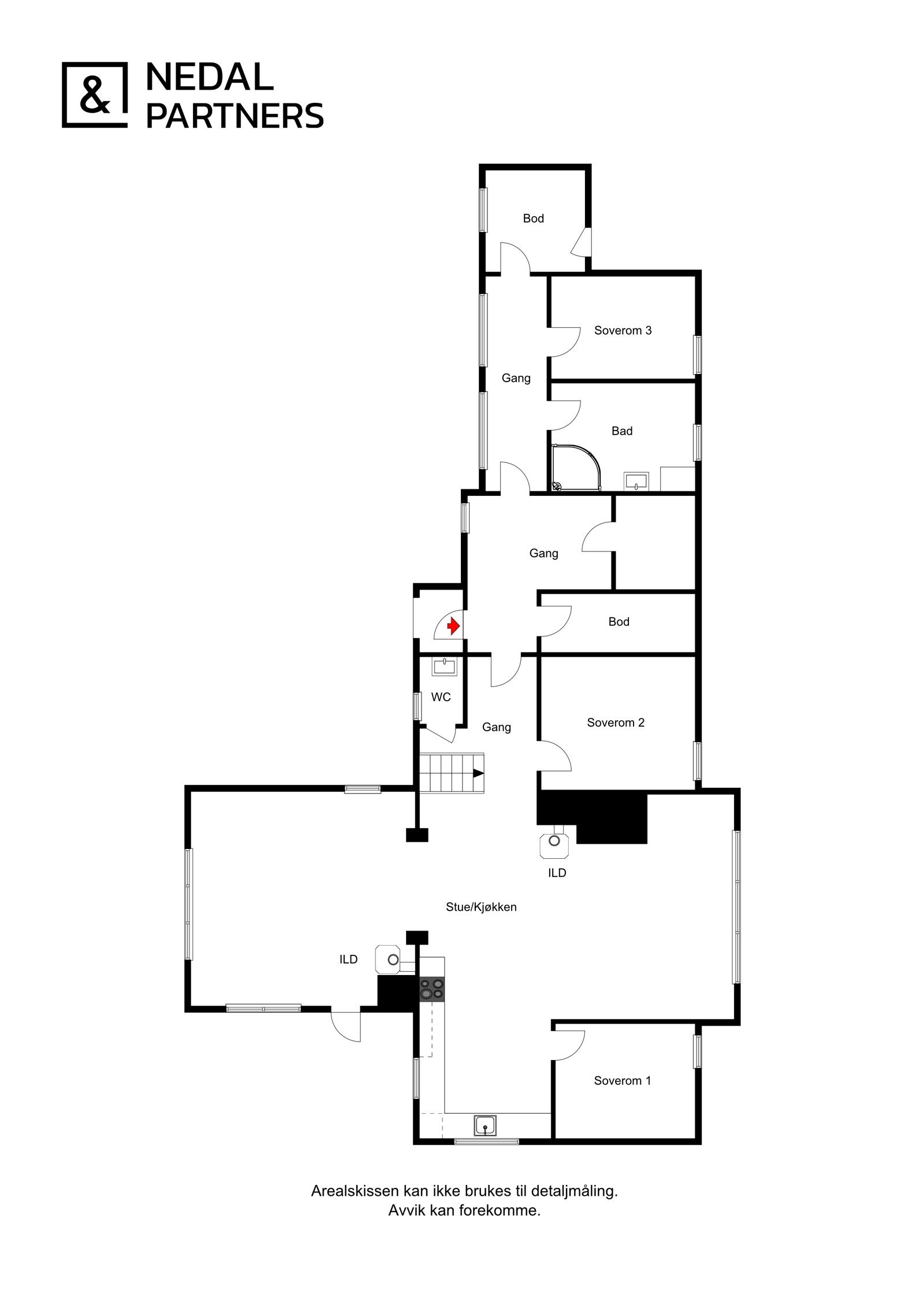 Plantegning Galleribilde