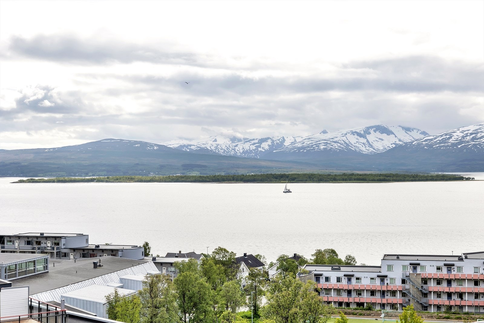 Utsikt fra takterrasen Galleribilde