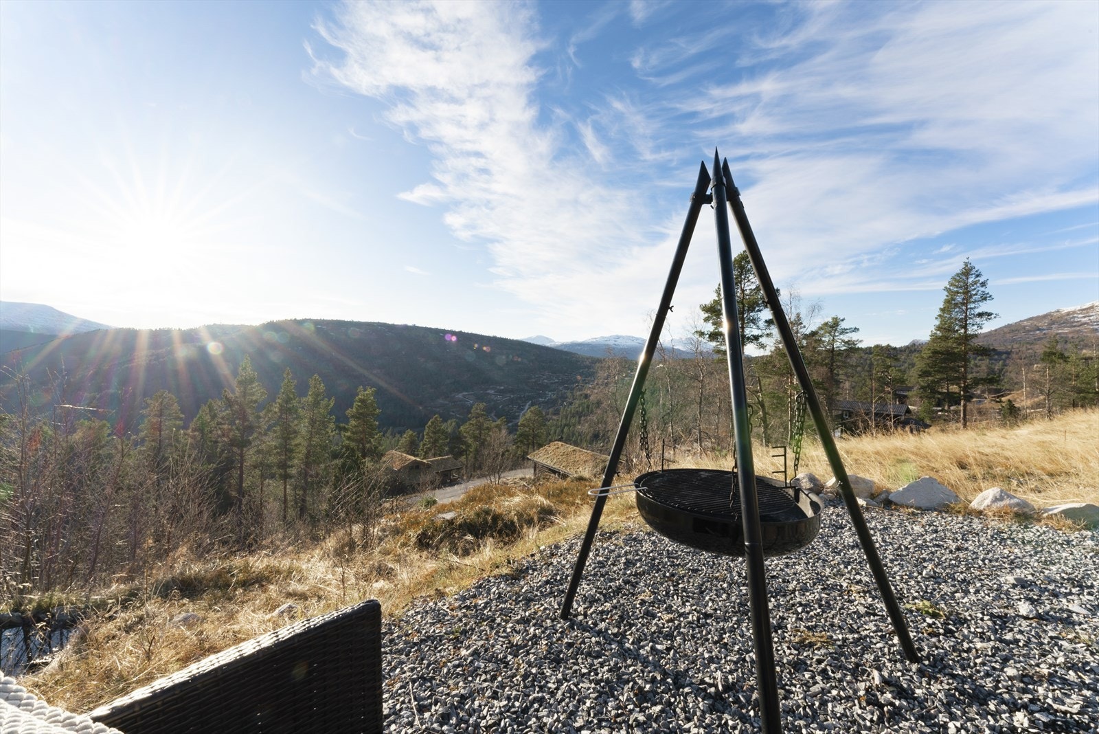 Fri utsikt frå uteplass Galleribilde