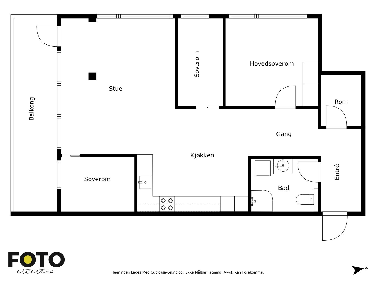 Plantegning Galleribilde