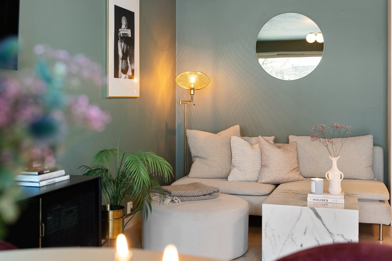 En delikat og lekker 2-roms leilighet med lave felleskostnader m/ varmtvann og fyring inkludert Galleribilde