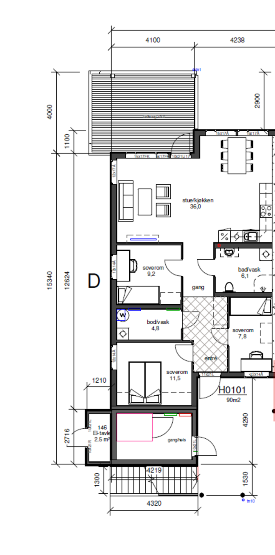 Plantegning Galleribilde