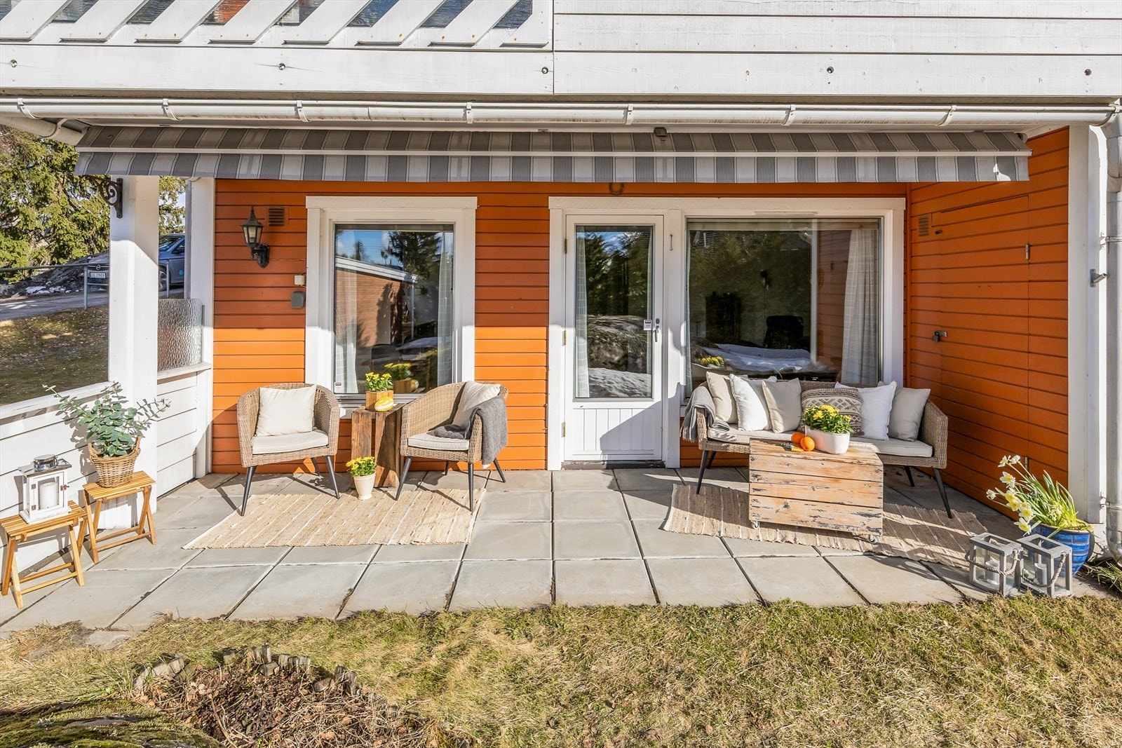 Terrassen er på hele 11m². Galleribilde
