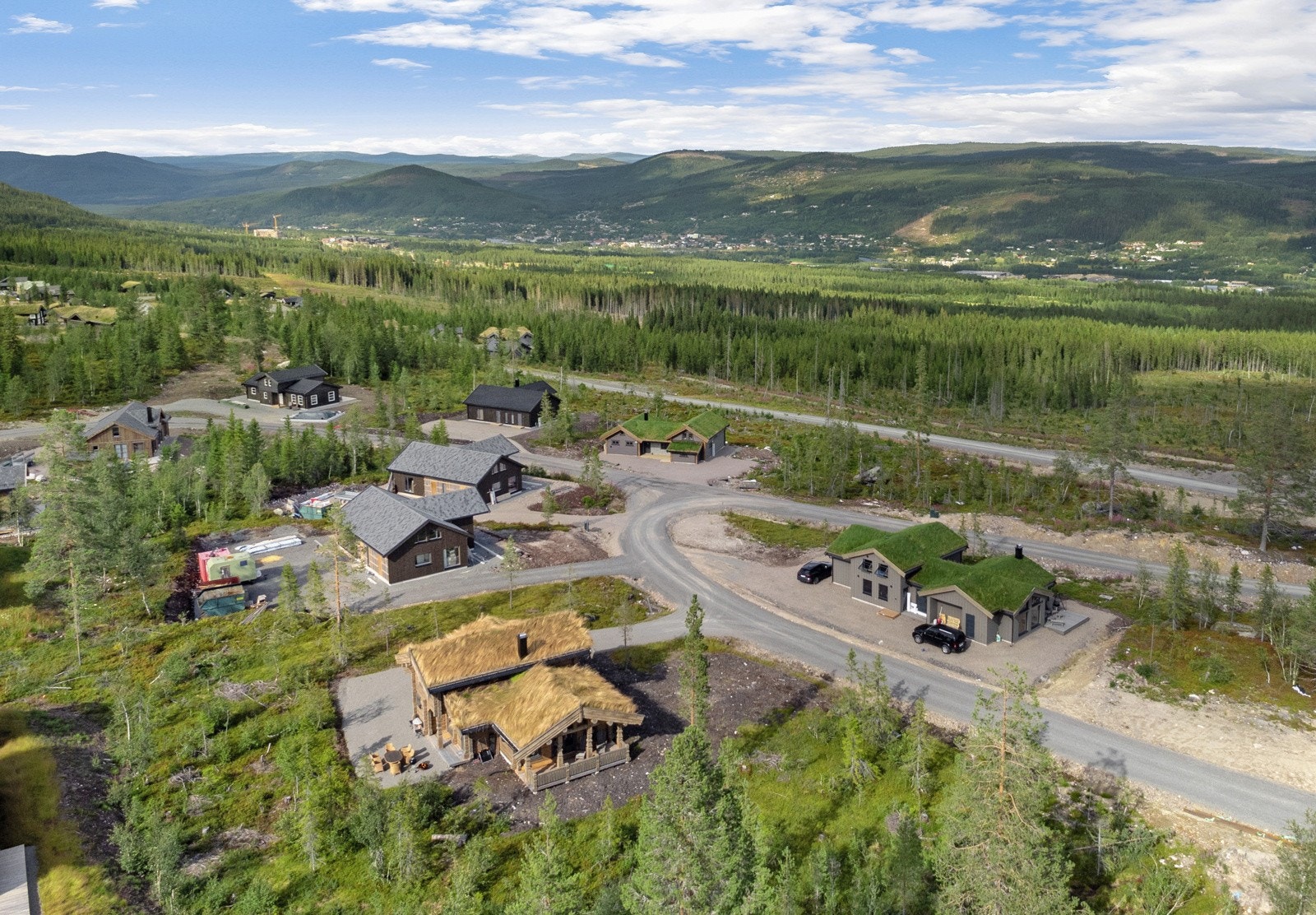 Dronefoto Galleribilde