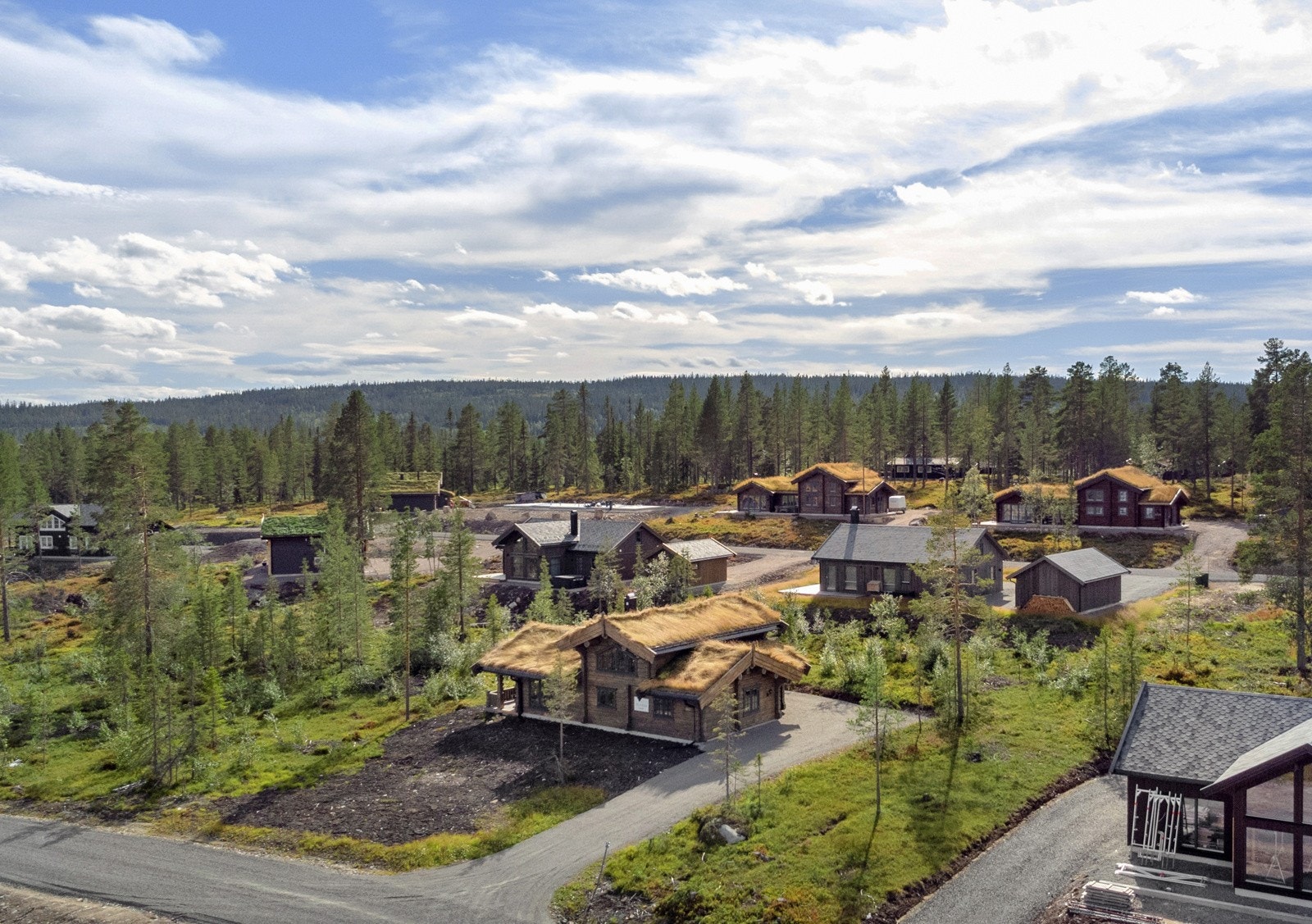 Dronefoto Galleribilde