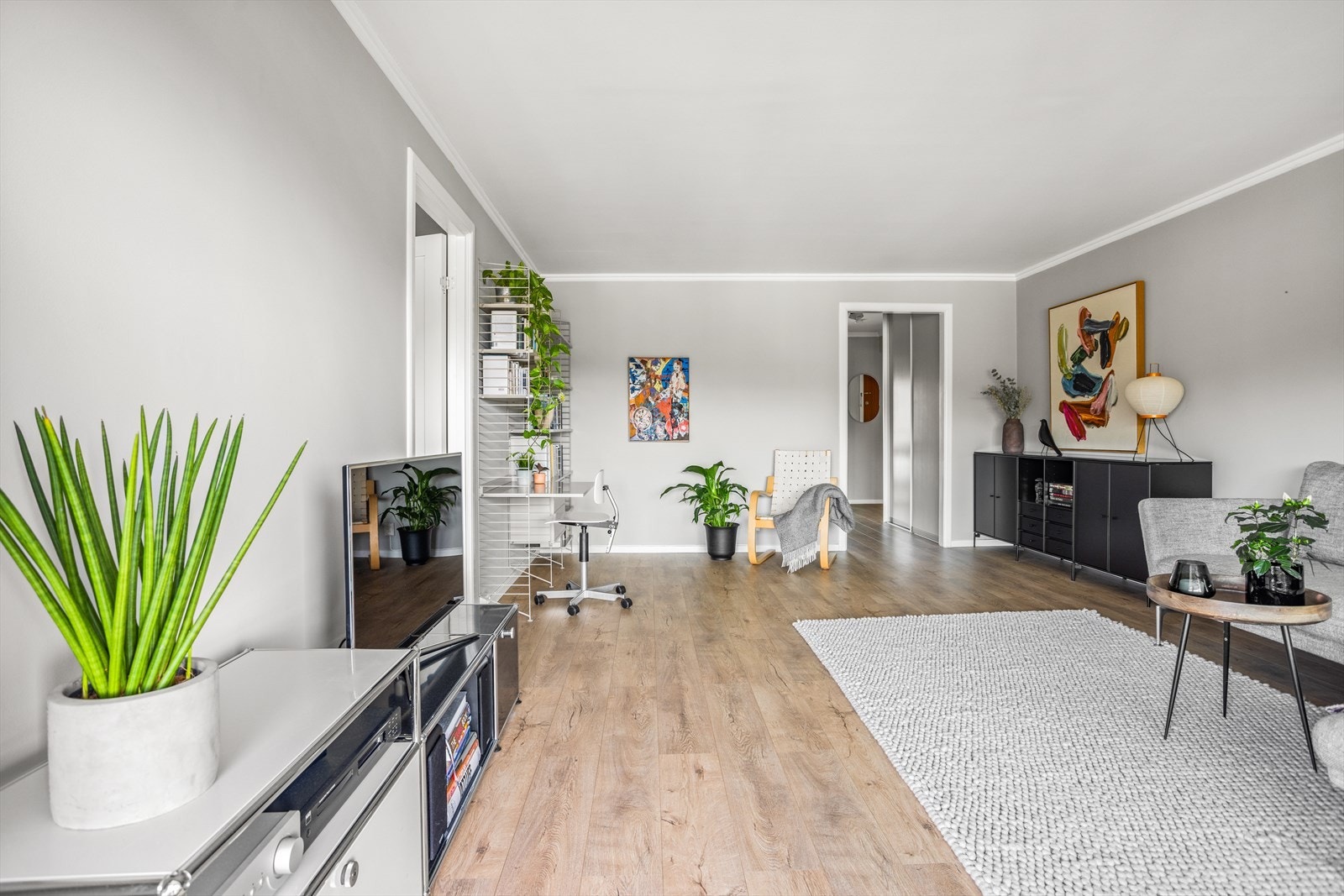 Romslig stue Galleribilde