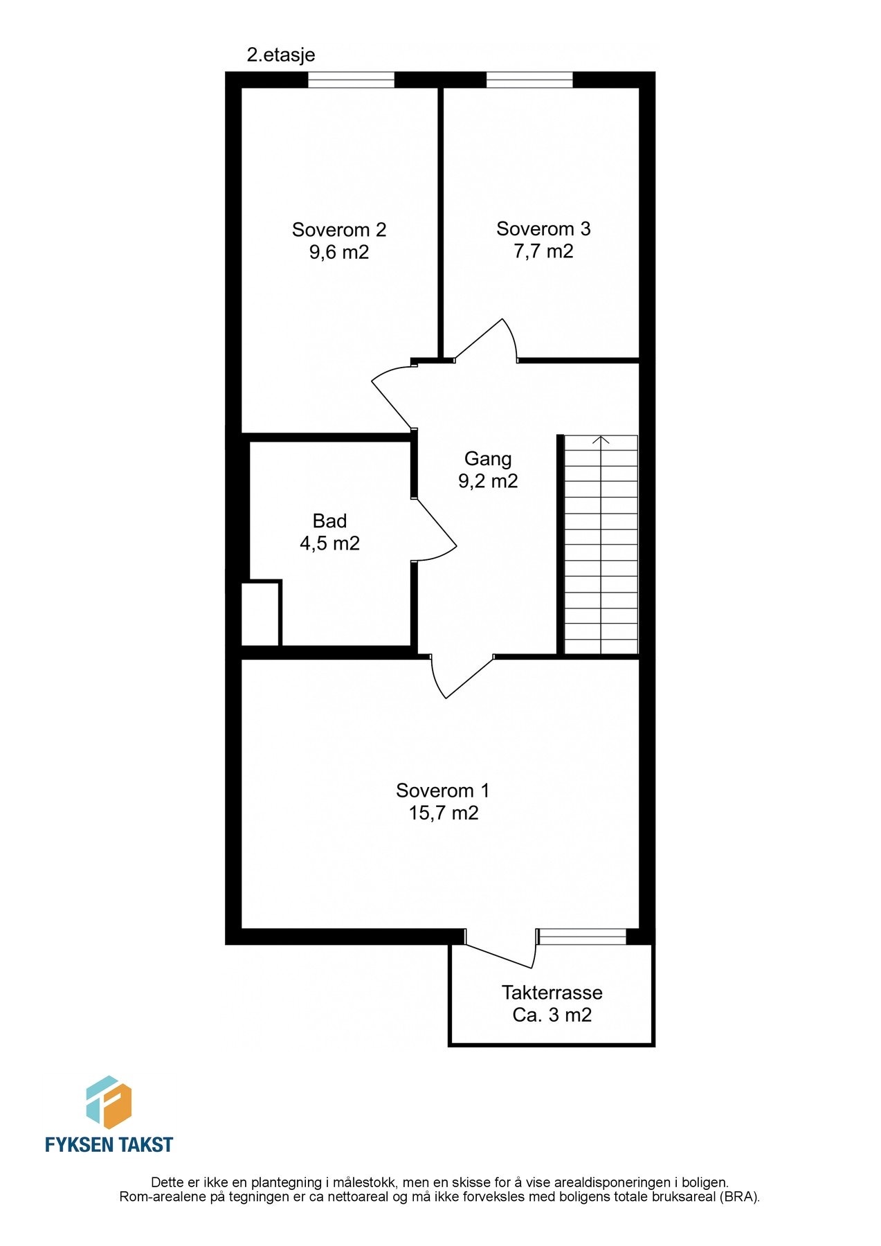 Planskisse 2. etasje Galleribilde