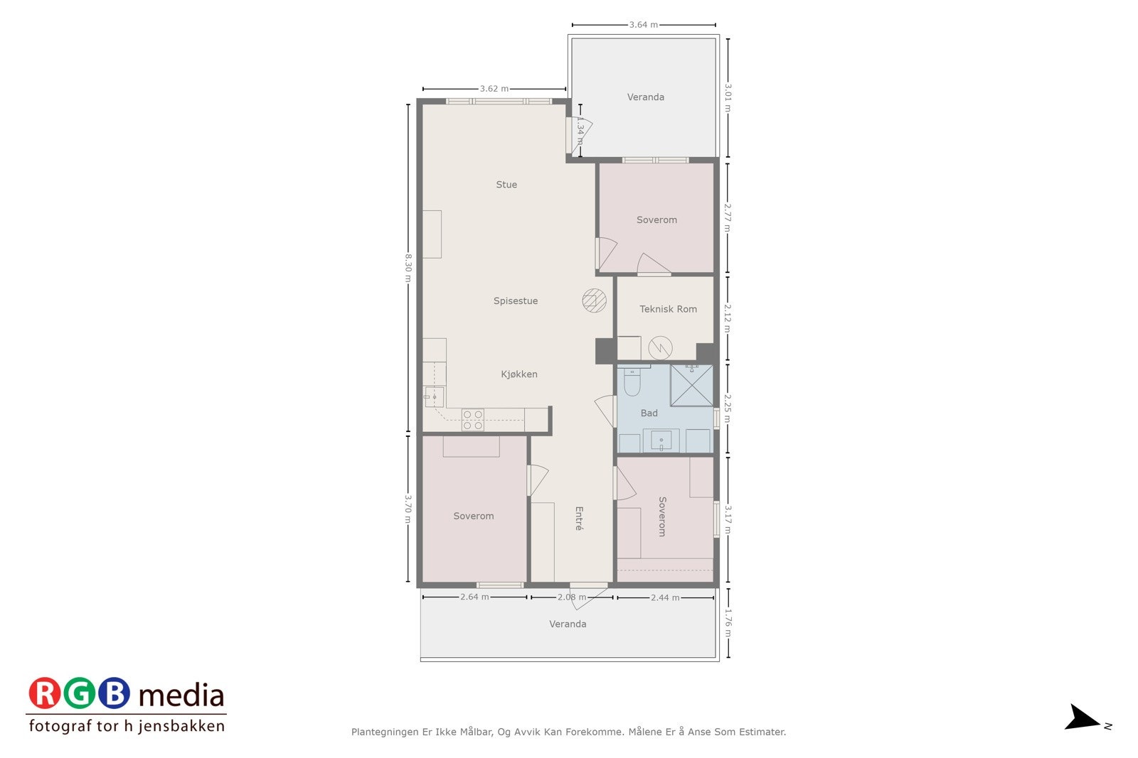 Plantegning Galleribilde