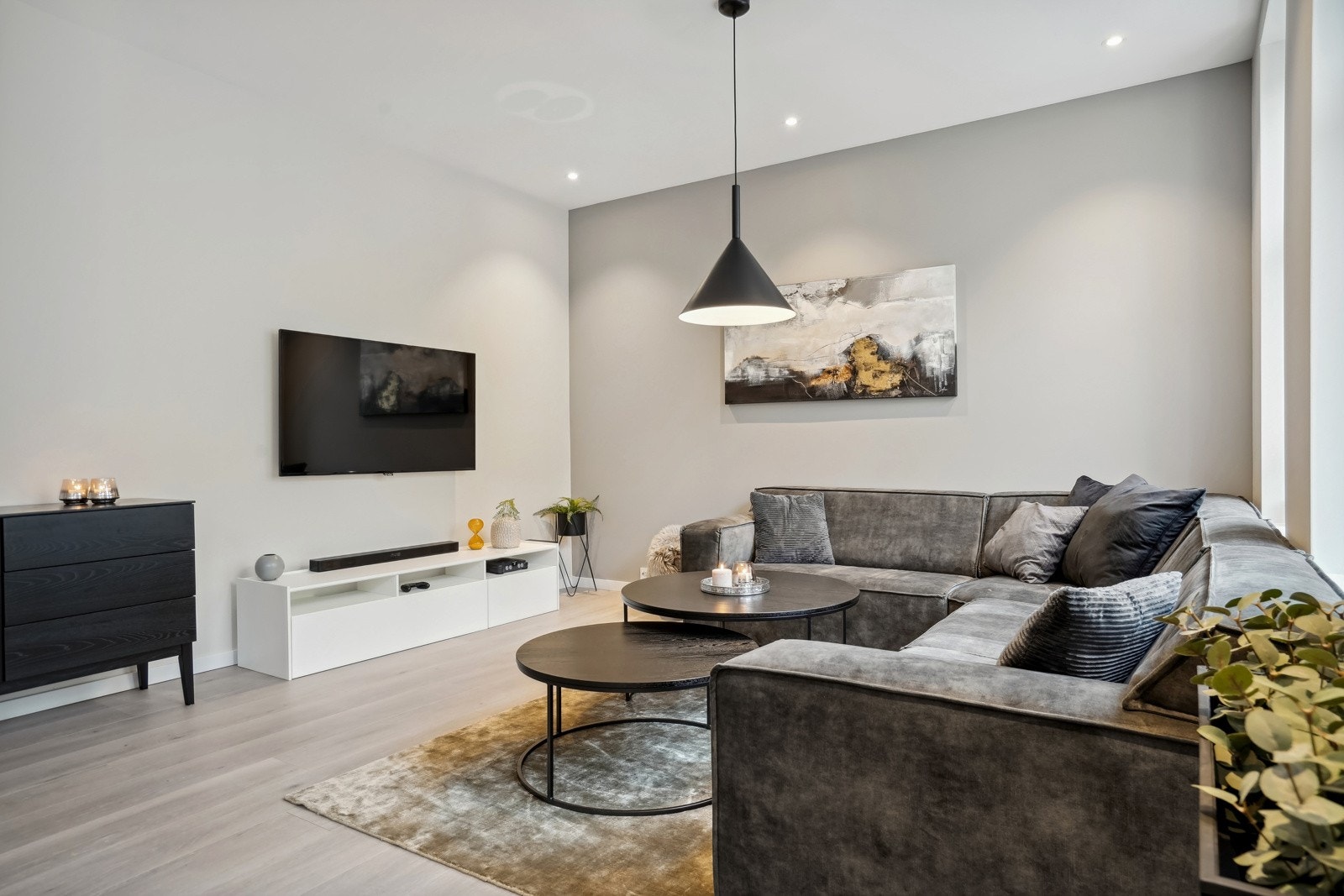 Stuen inneholder flere naturlige soner. Galleribilde