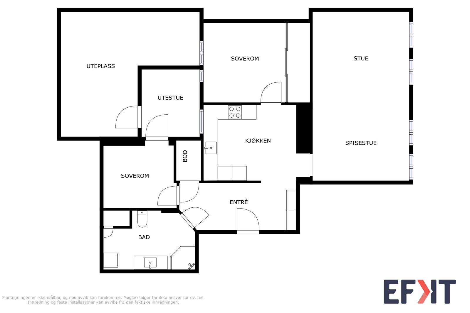Plantegning Galleribilde