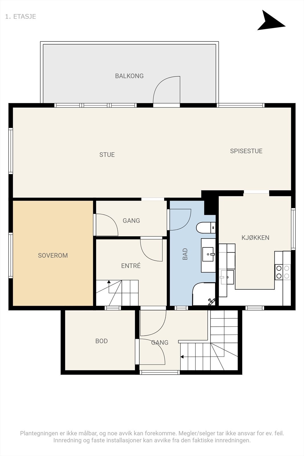 Plantegning - 2.etg. Galleribilde