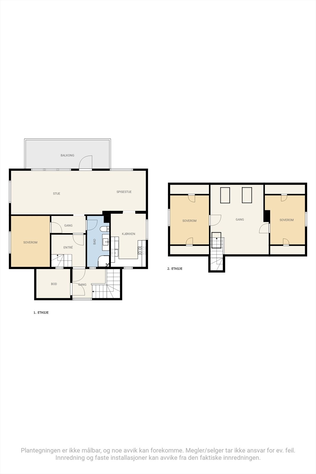 Plantegning - 2.etg. og loft Galleribilde