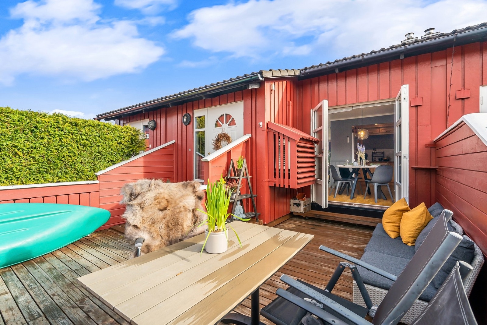 God plass til utemøblement. Galleribilde