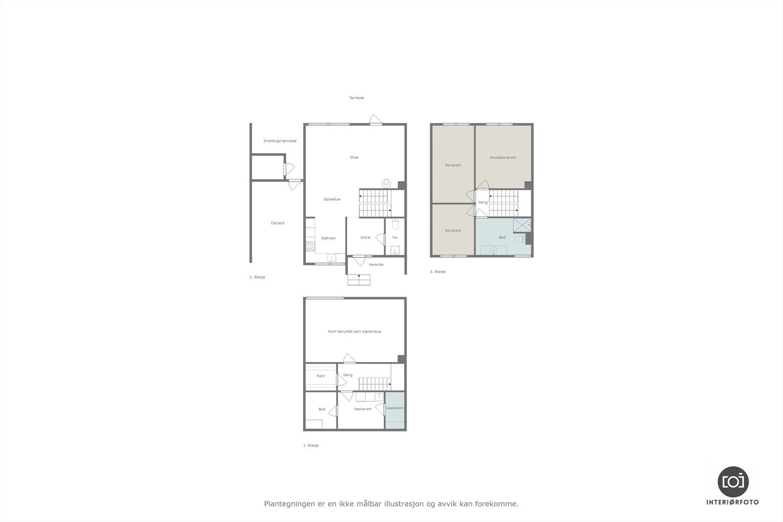 Plantegning Galleribilde