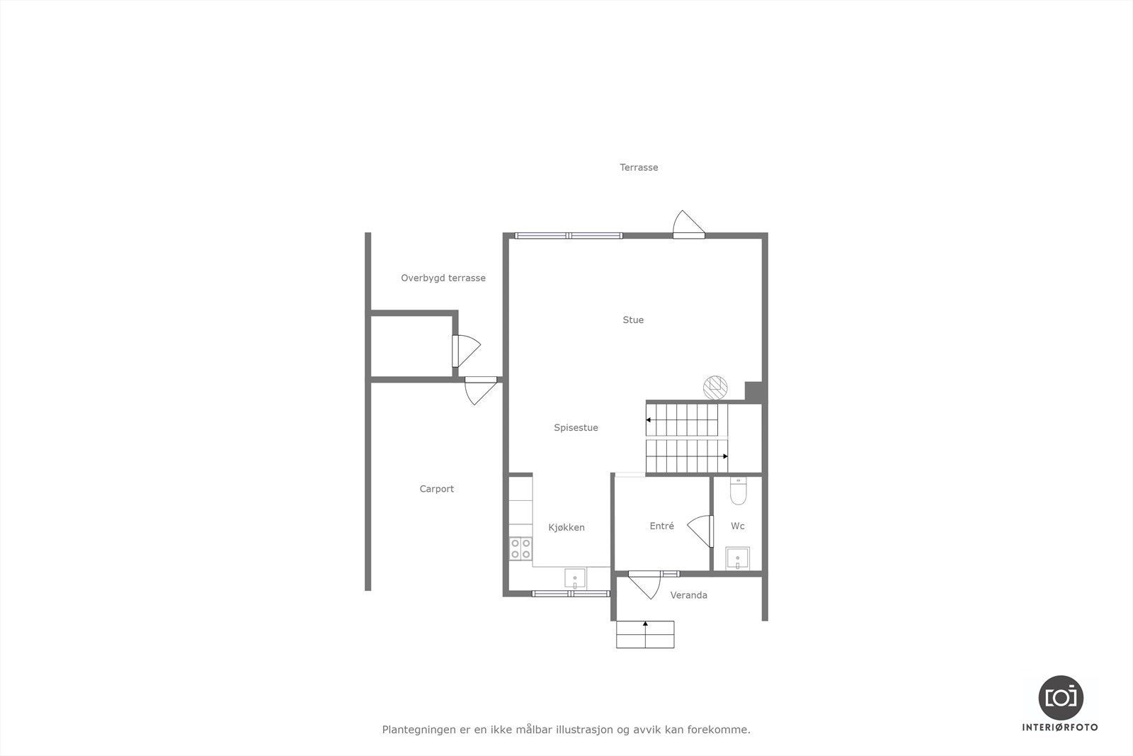 Plantegning Galleribilde