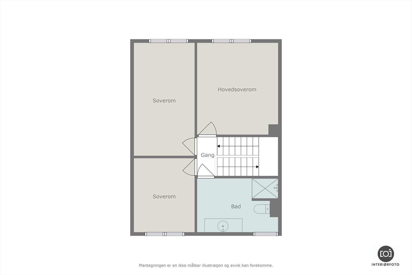 Plantegning Galleribilde