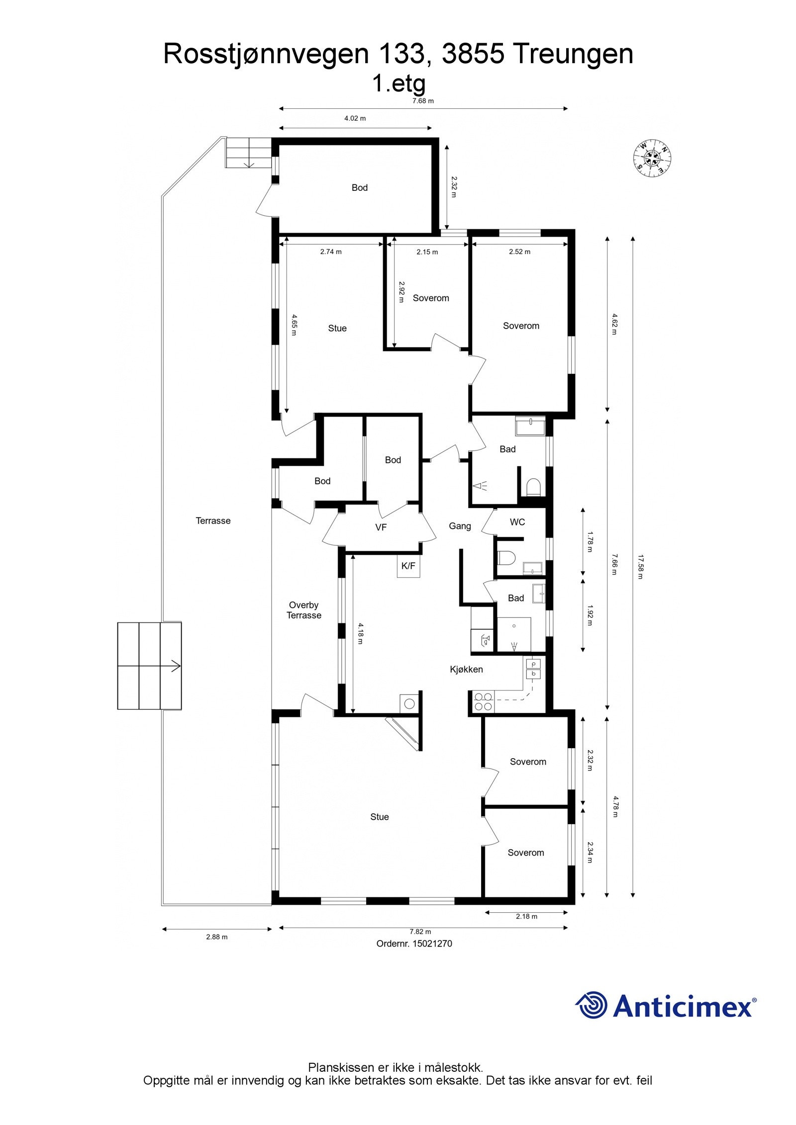 2D plantegning Galleribilde