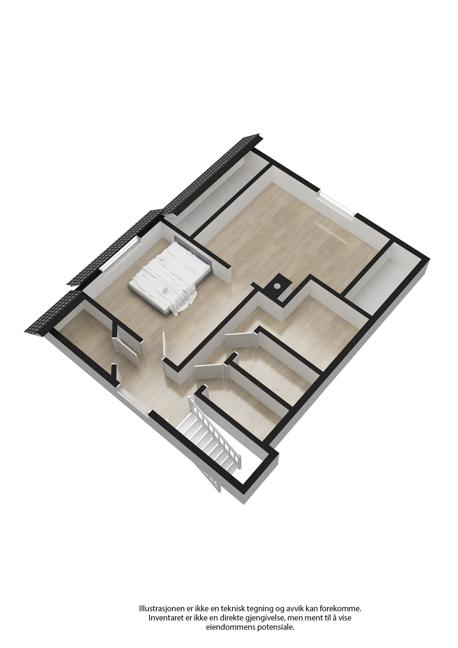 Plantegning 2. Etasje Galleribilde