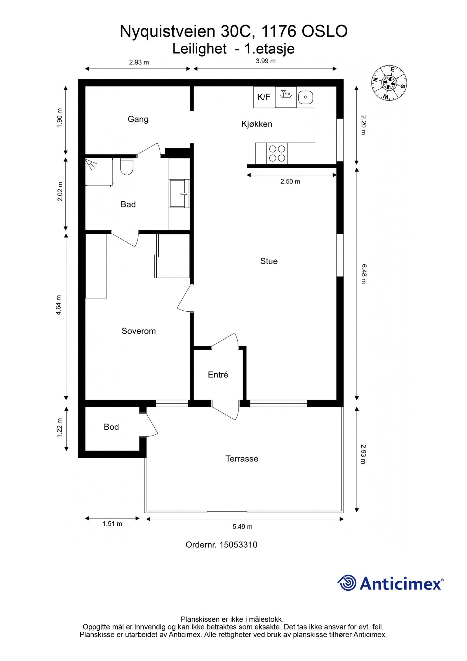 Planskisse Galleribilde