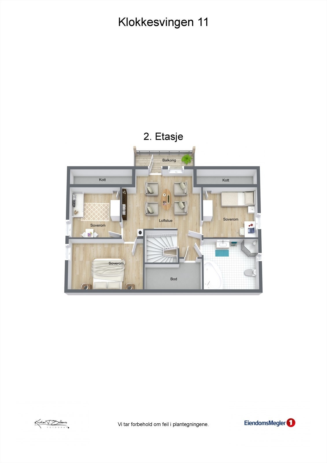 Plantegning - 2. etg. Galleribilde