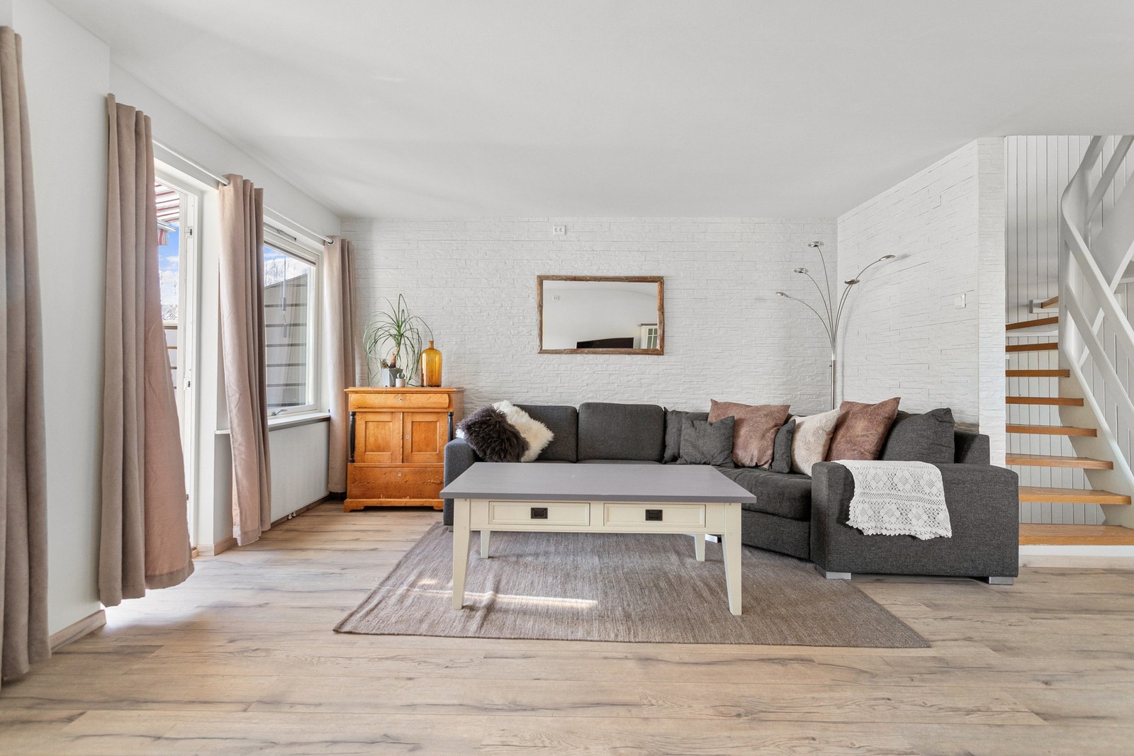 Rekkehuset har blant borettslagets beste beliggenheter. Galleribilde