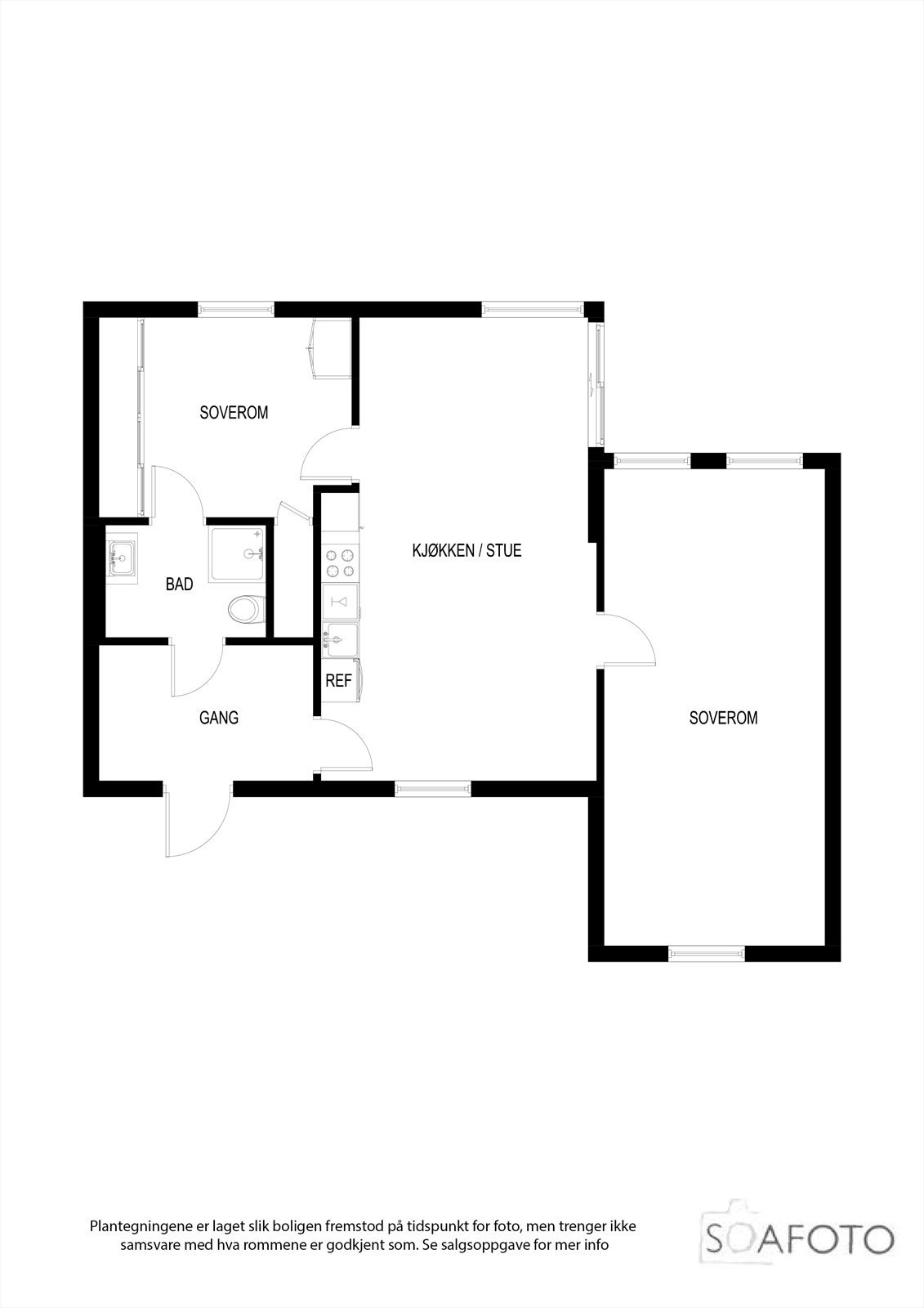 Plantegning Galleribilde