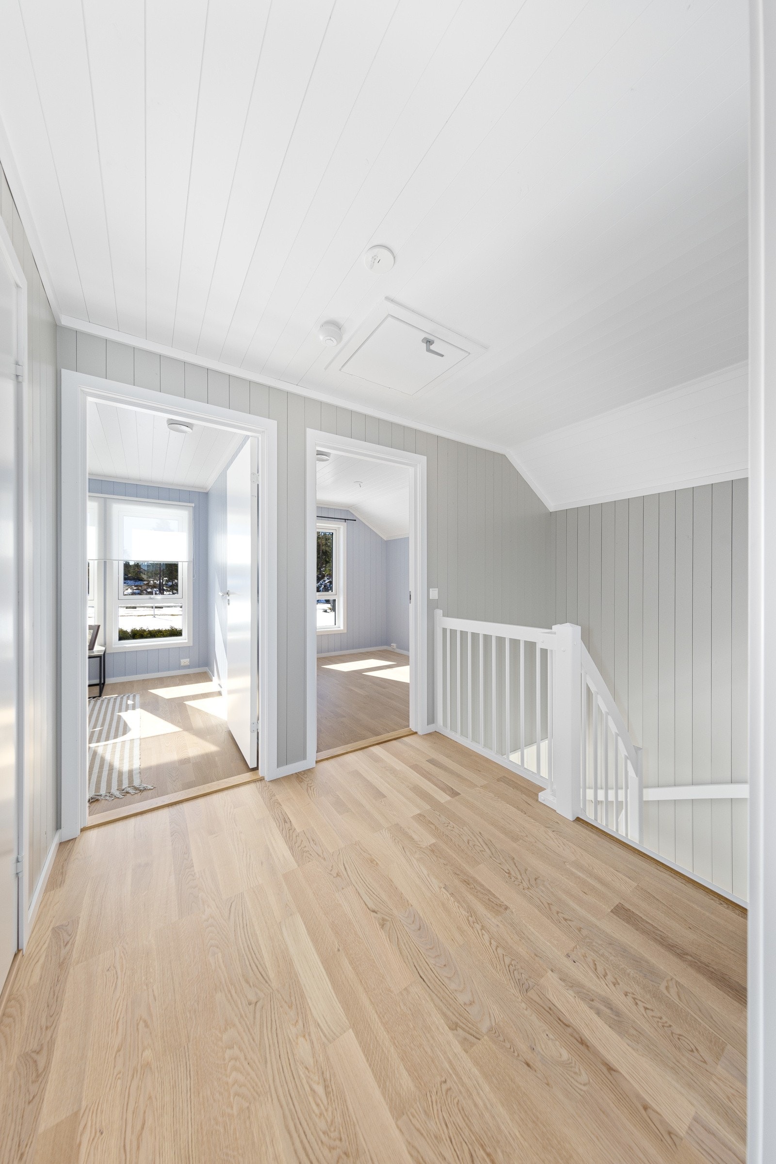 Hytta har fire soverom, hvor alle er plassert i andre etasje. Galleribilde