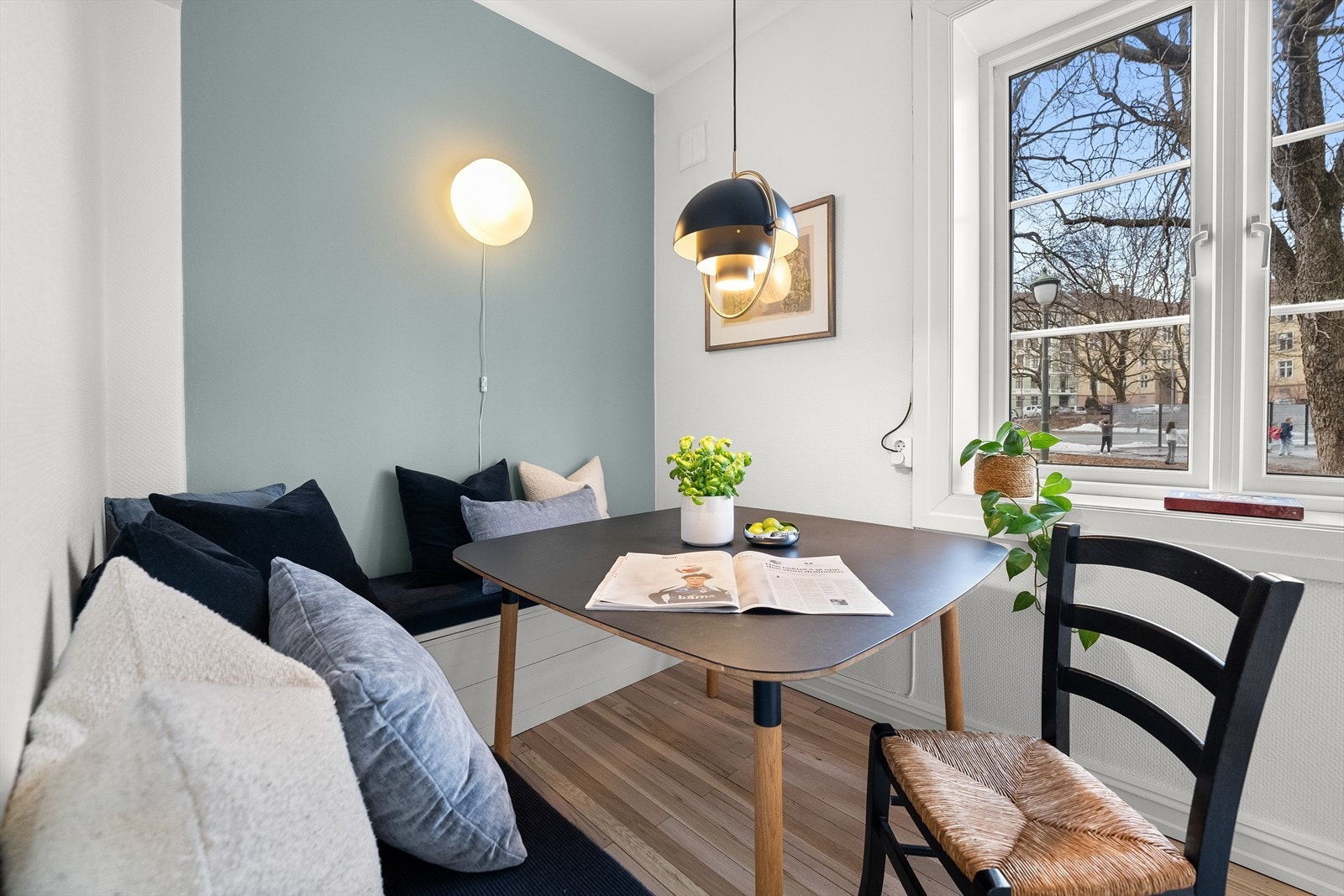 Her har man plass til mange gjester. Galleribilde