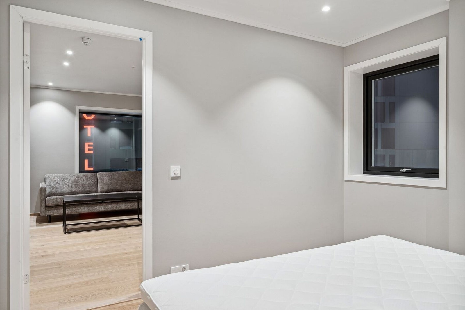 Soverom 3 med plass til dobbeltseng og garderobe. Galleribilde