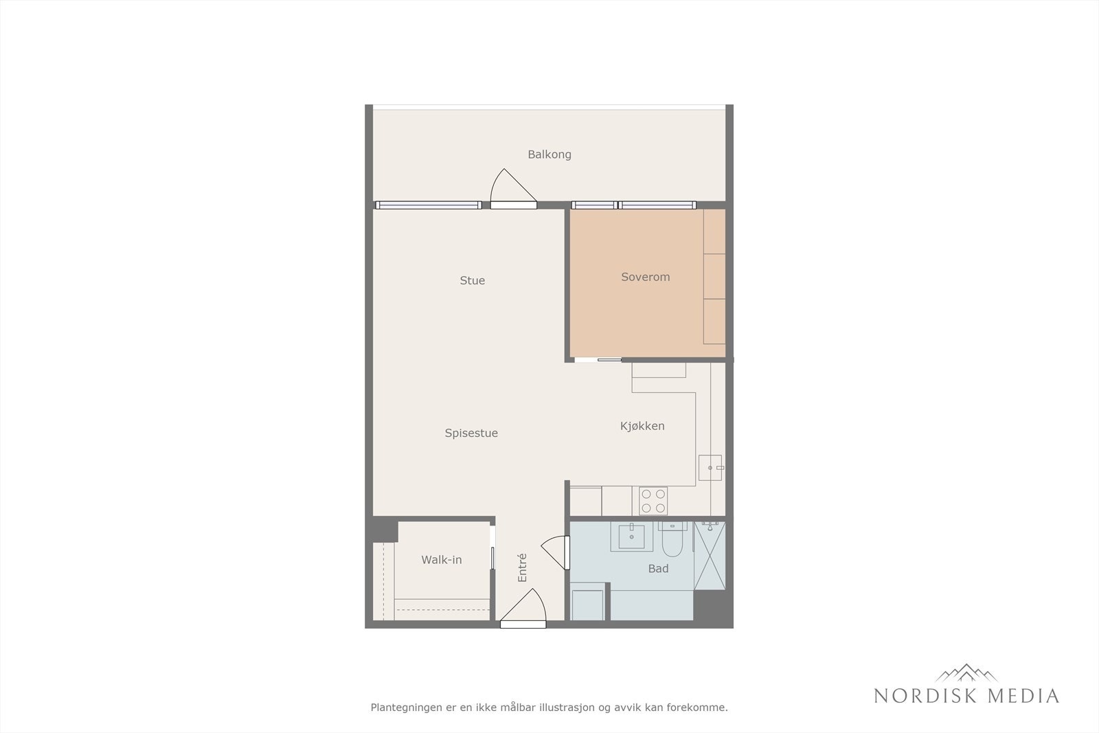 Plantegning - Gyldenprisveien 18 Galleribilde
