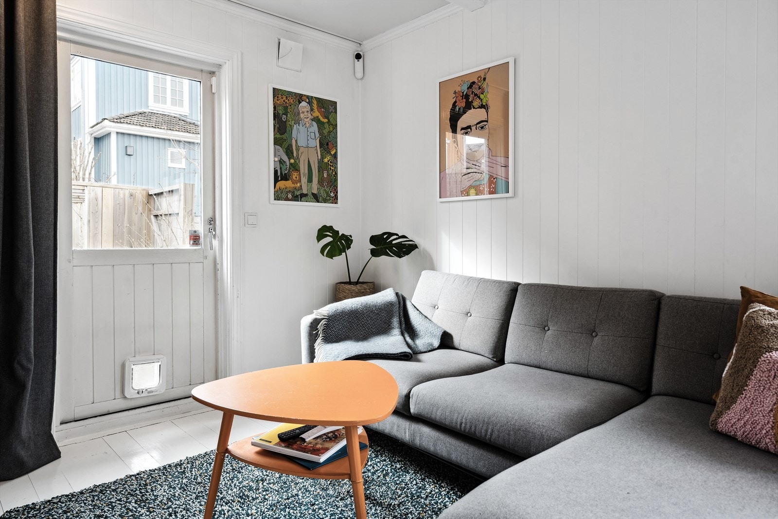 Her er det utgang til den flotte hagedelen. Galleribilde