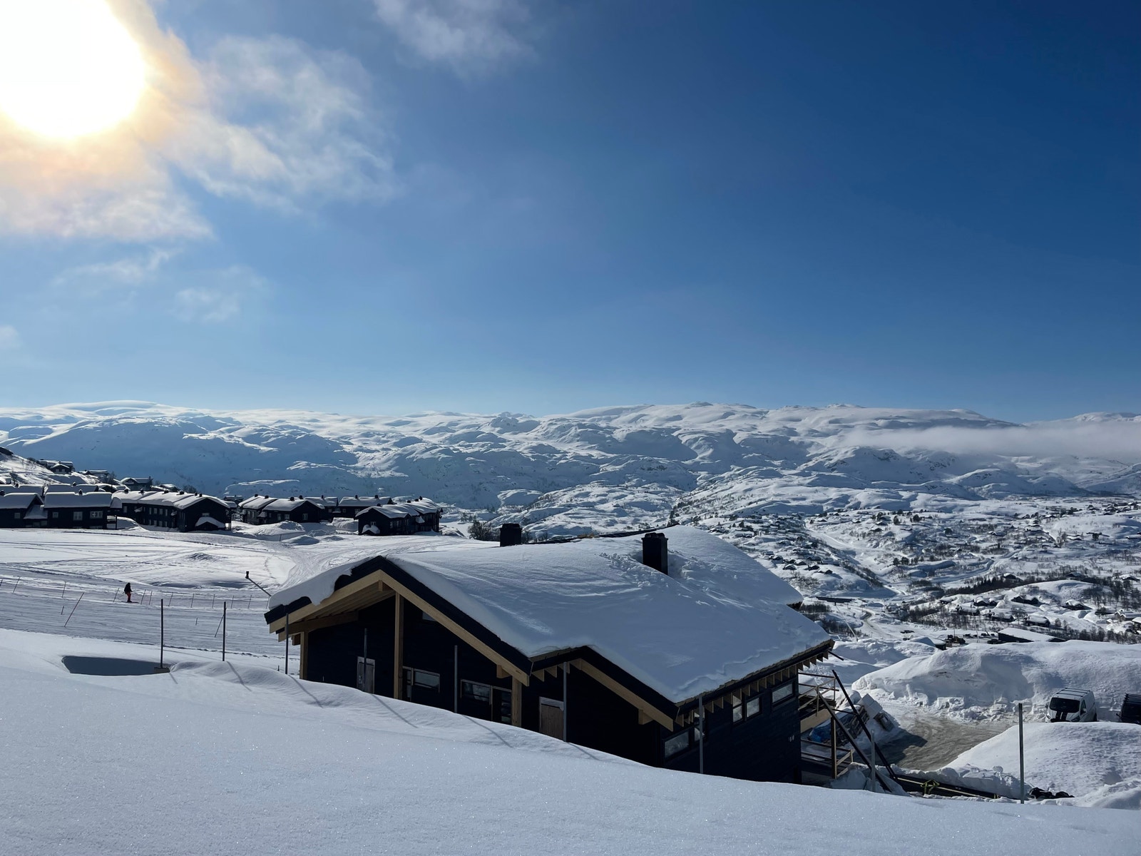 Utsikt vestover fra tomt 3 Galleribilde