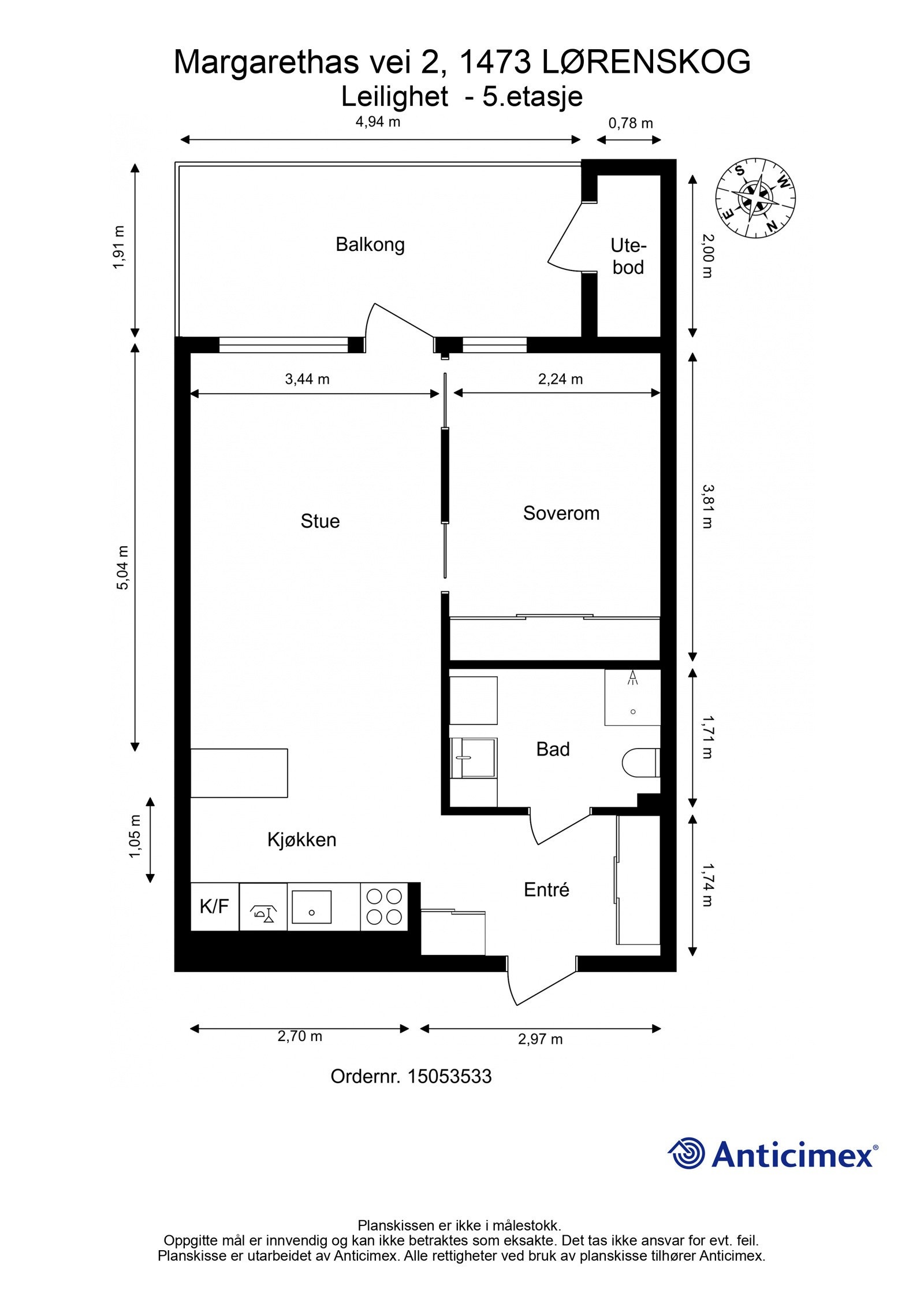 Praktisk planløsning Galleribilde