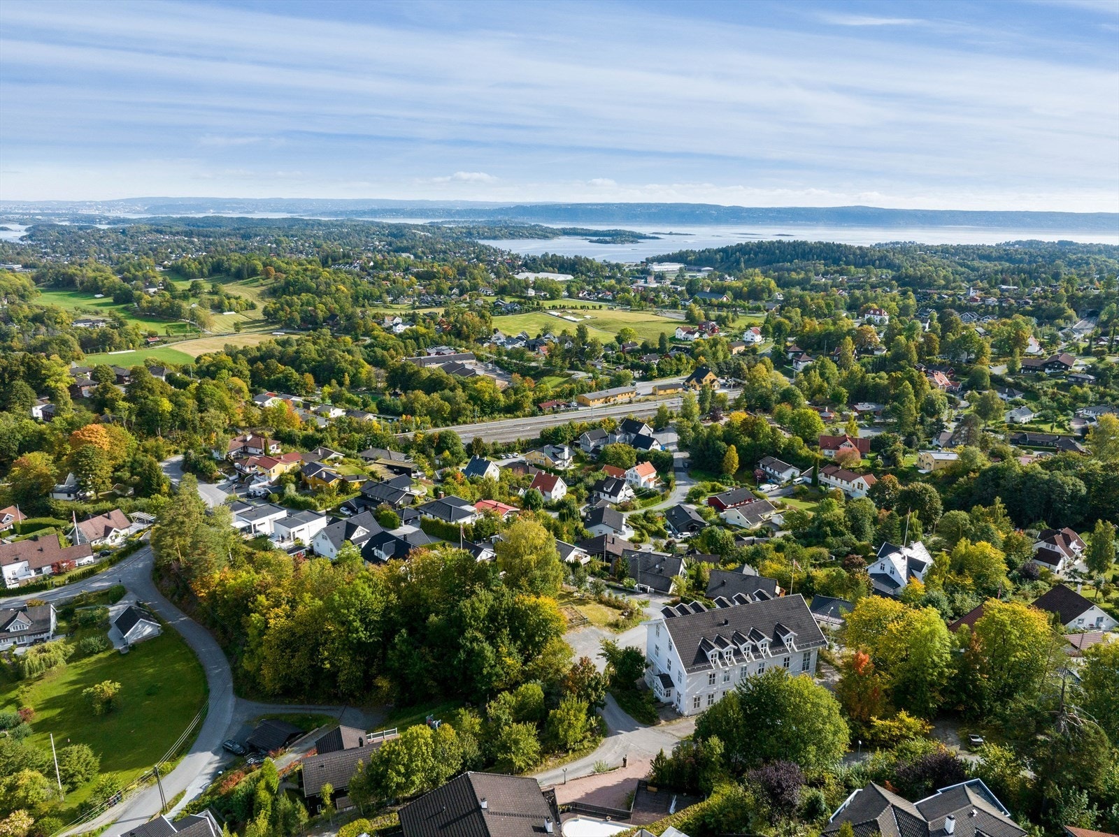Dronebilde Galleribilde