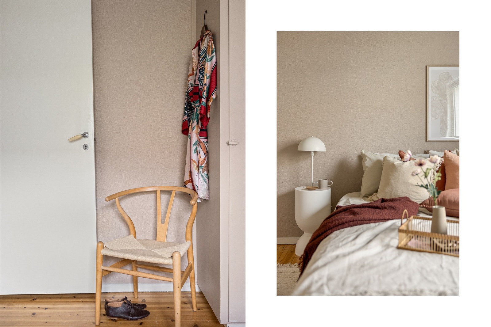 Sjarmerende farger, solstråler på balkongen, et hyggelig kjøkkenbord og masse hjerterom beskriver denne leiligheten Galleribilde