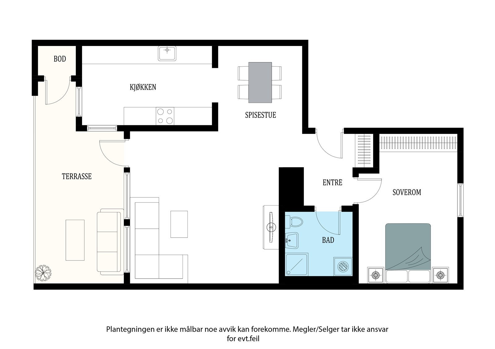 Plantegning Galleribilde