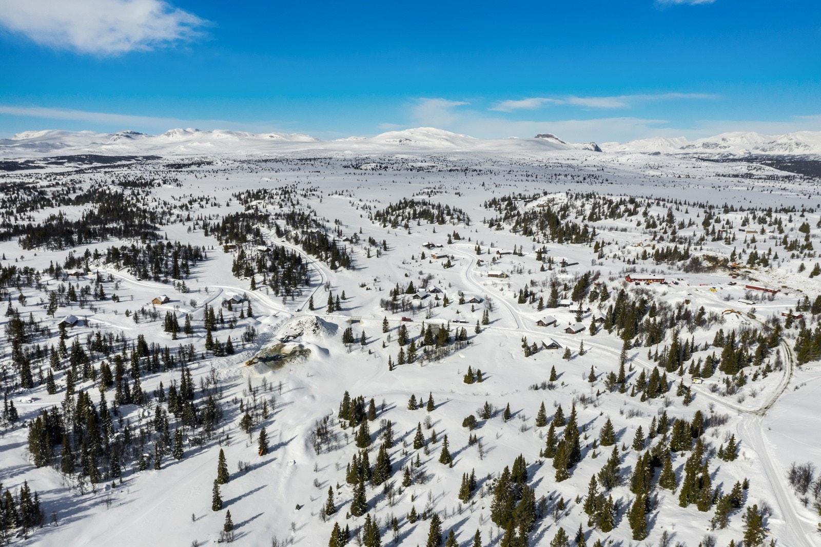 Om vinteren er det milevis med flotte skiløyper i umiddelbar nærhet. Galleribilde