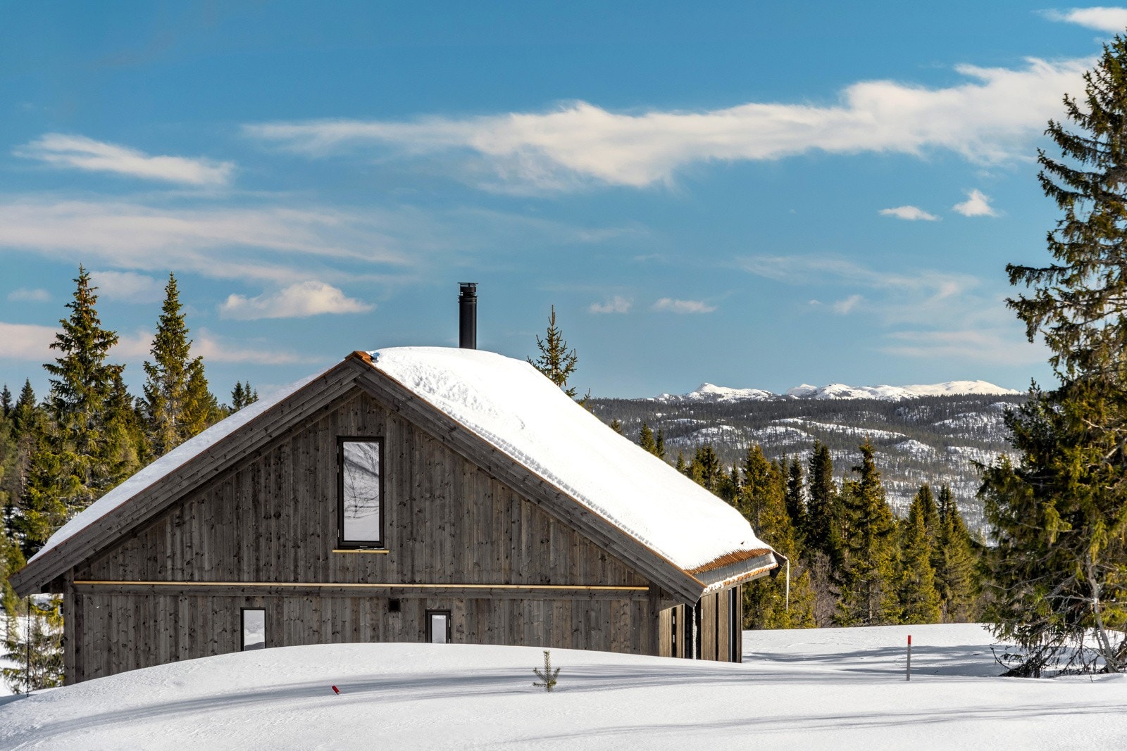 Syningen Hyttefelt 95 - oppført i 2021. Galleribilde