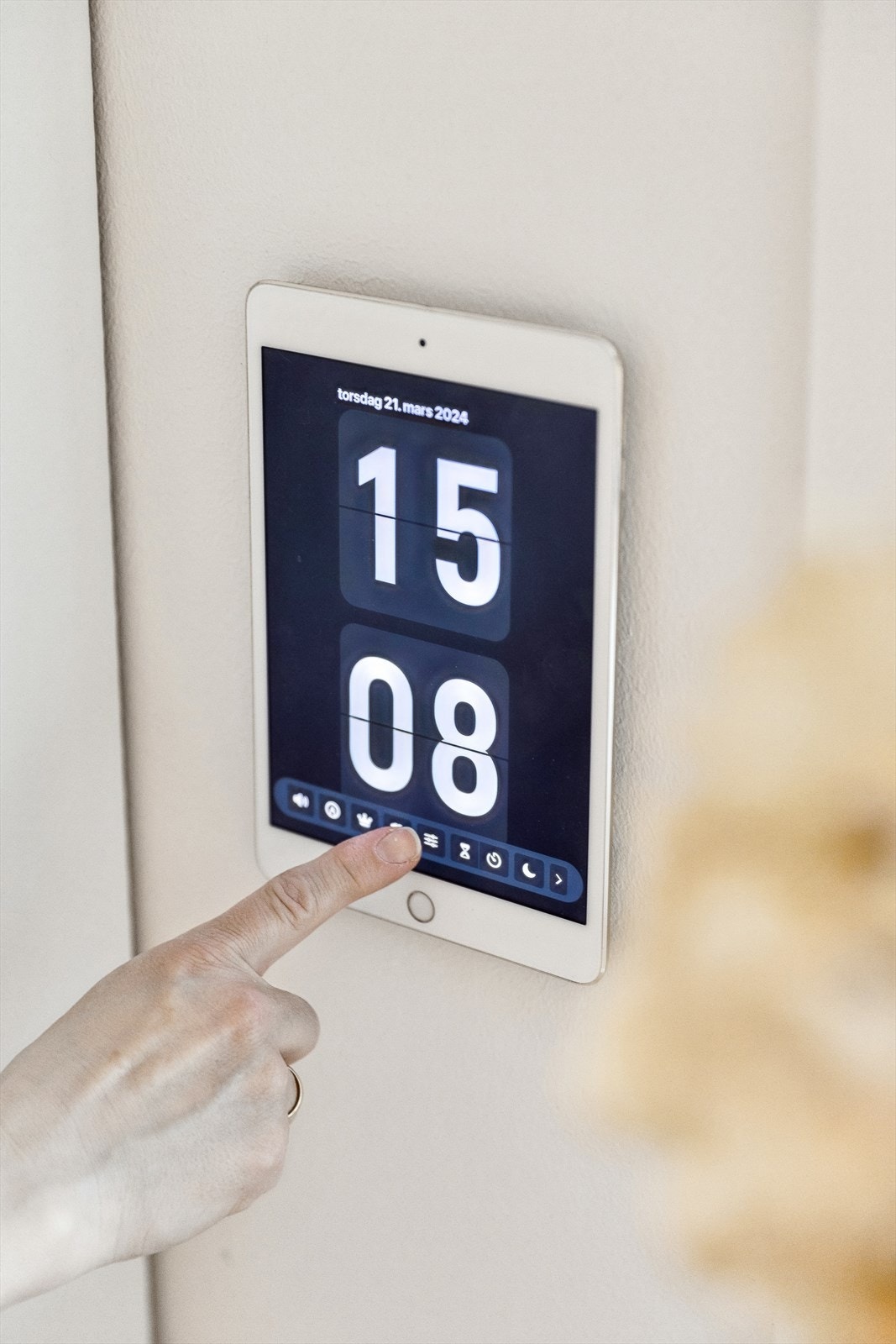 Smartstyring for lys i boligen. Galleribilde