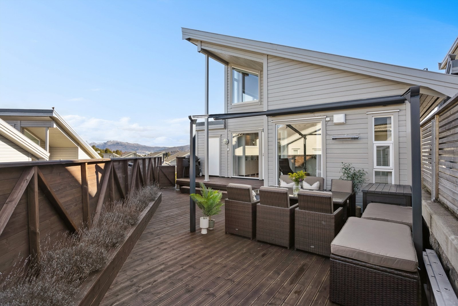 Flott og skjermet uteområde. Galleribilde