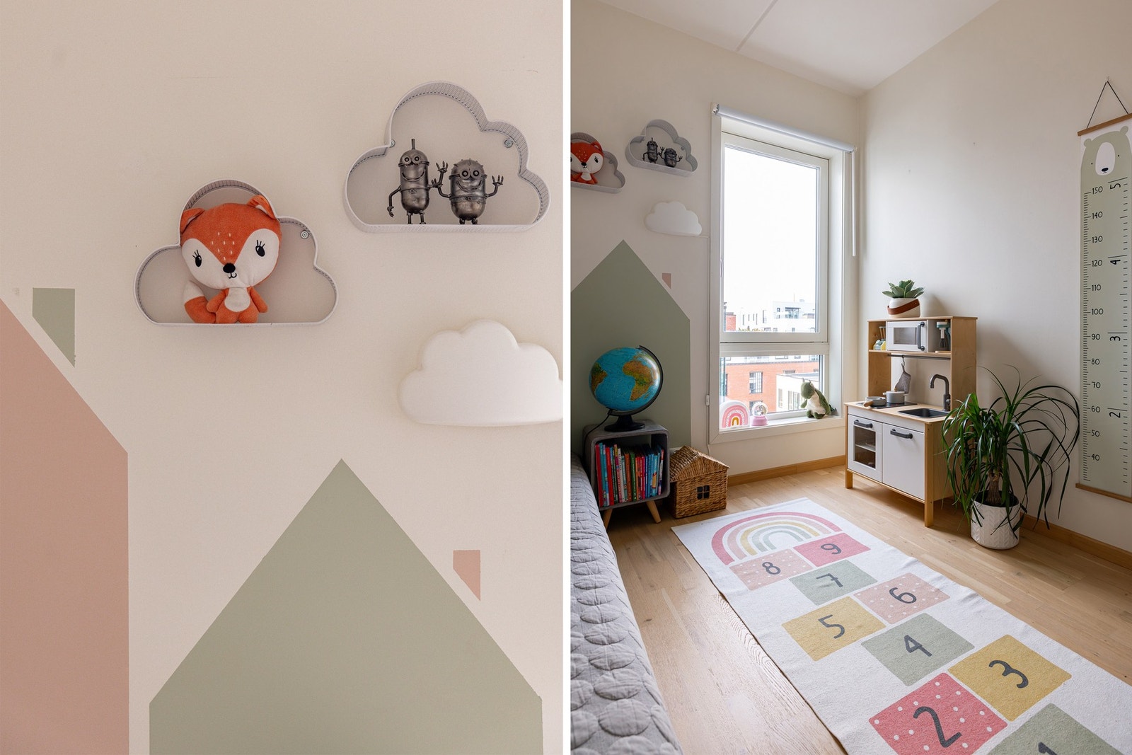 Soverom 2 har også adkomst via entreen og er et romslig barnerom Galleribilde