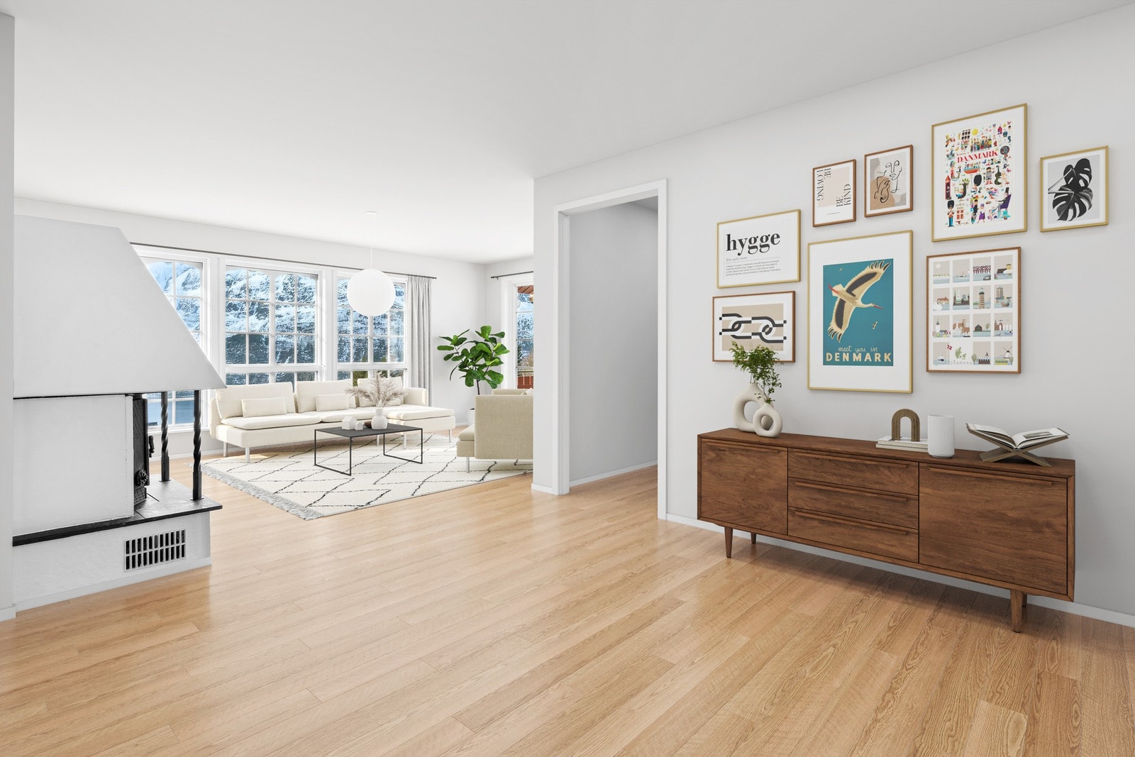 Bildet er redigert og innredet digitalt. Kun ment som en illustrasjon. Galleribilde