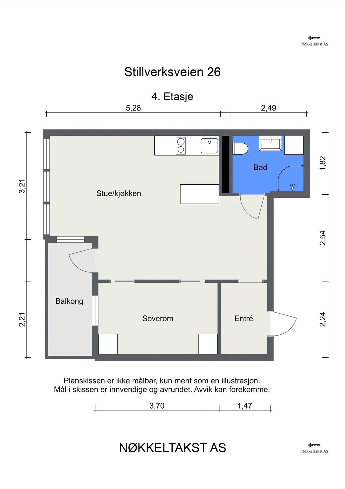 -Planskisse- Galleribilde