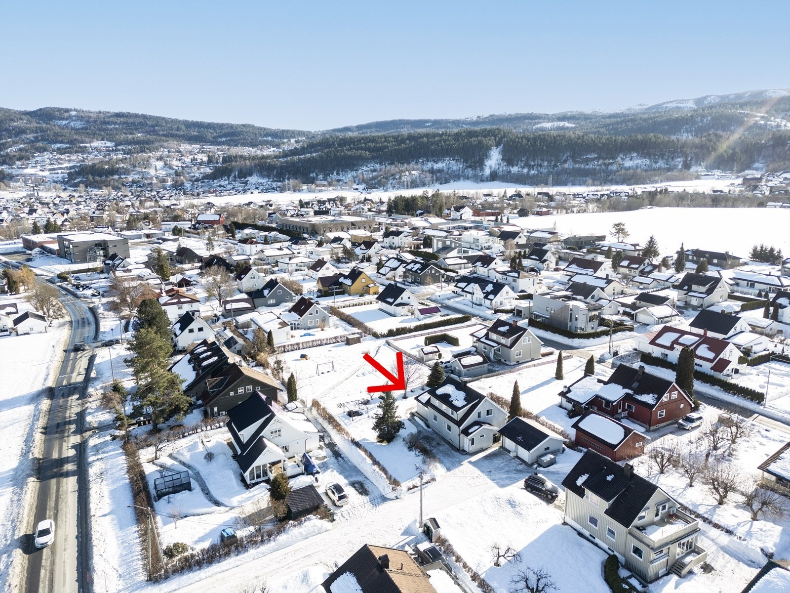 Eiendommen ligger flott til i et attraktivt og godt etablert boligområde Galleribilde