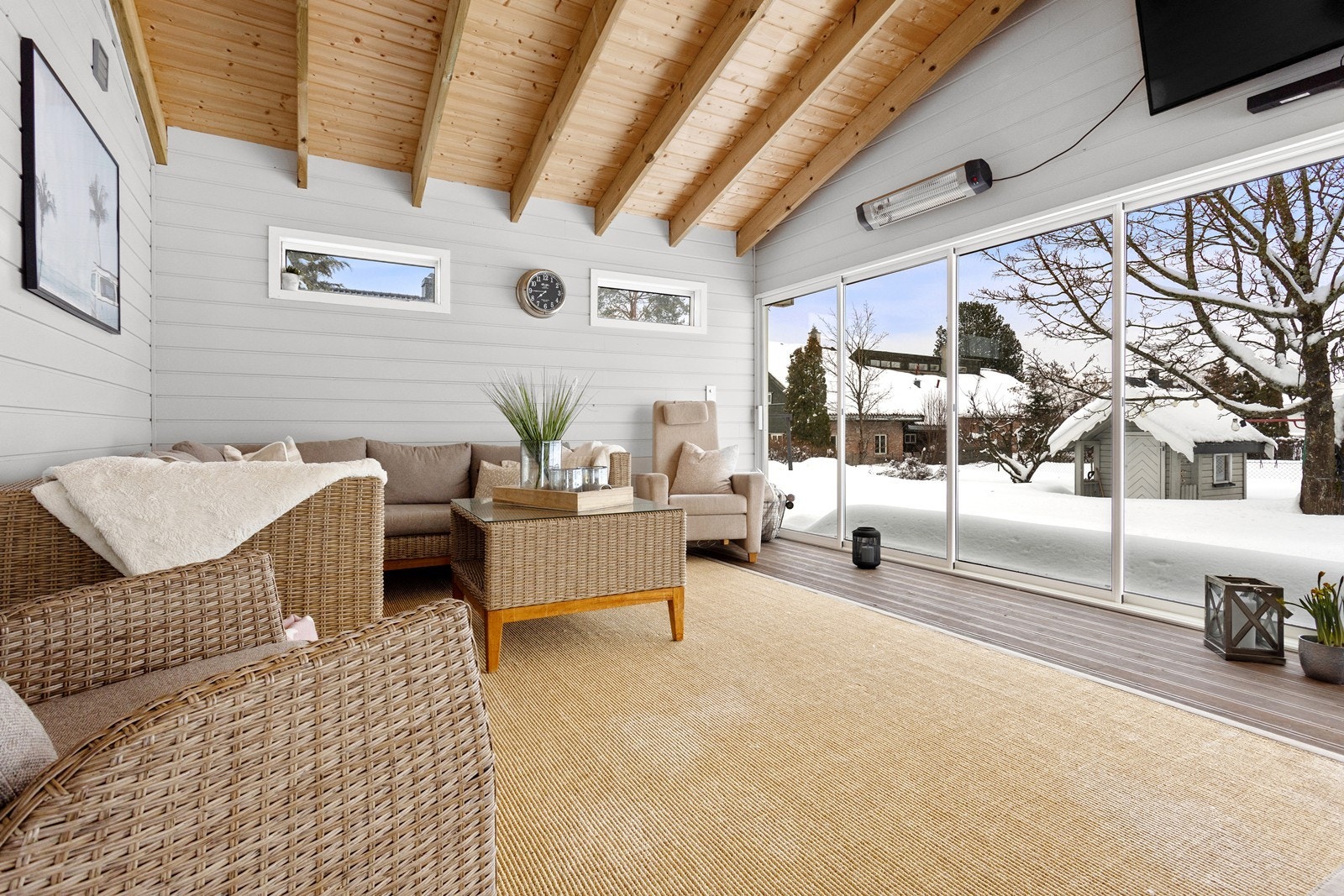 Utestue på ca 30 kvm. Galleribilde