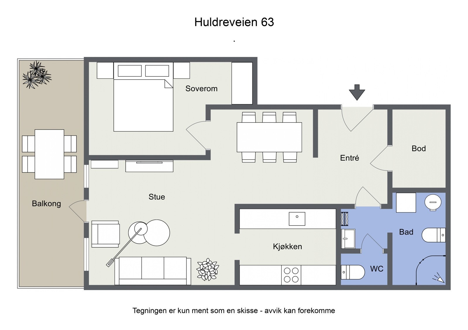 Plantegning. Galleribilde