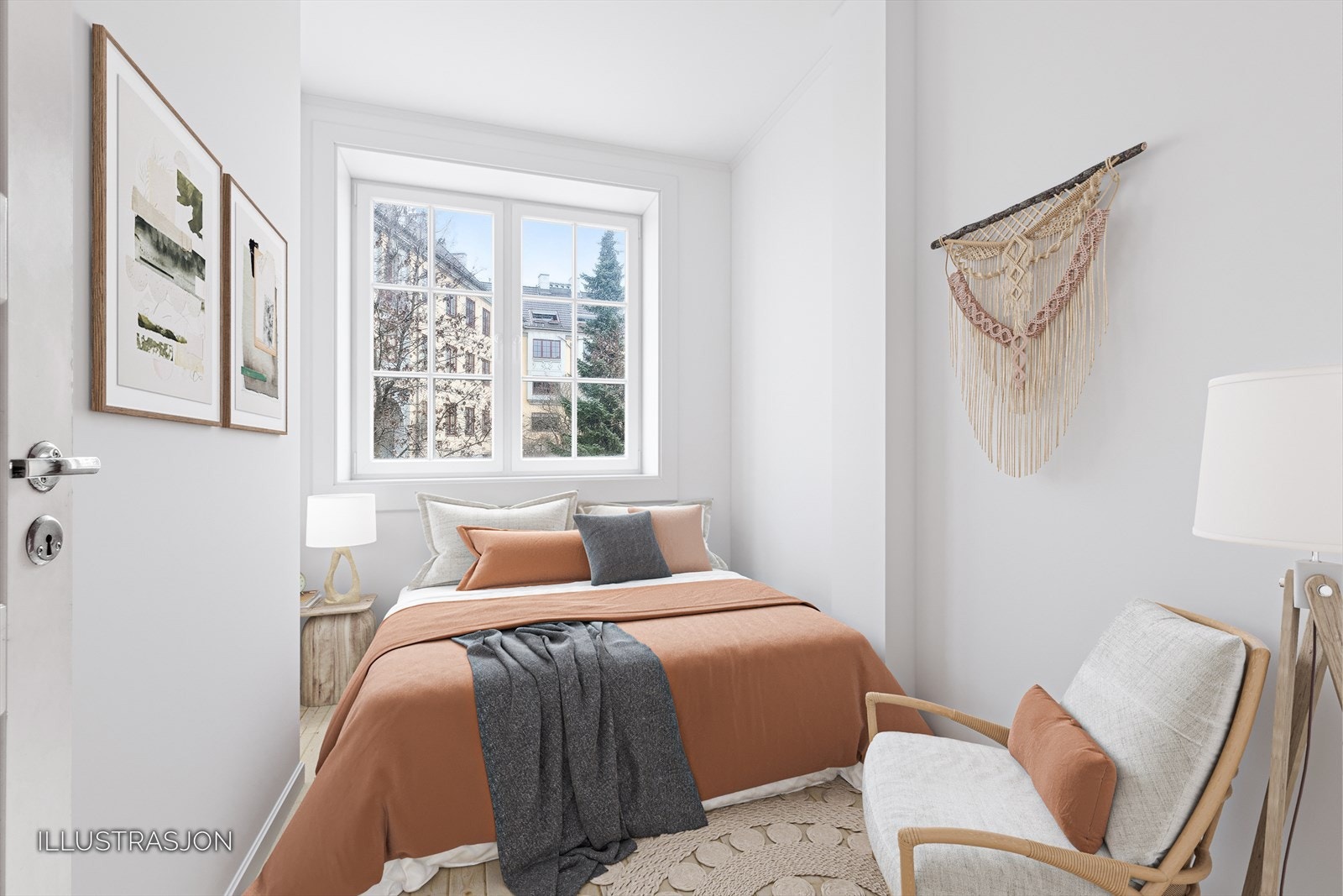 Soverommet har god størrelse Galleribilde