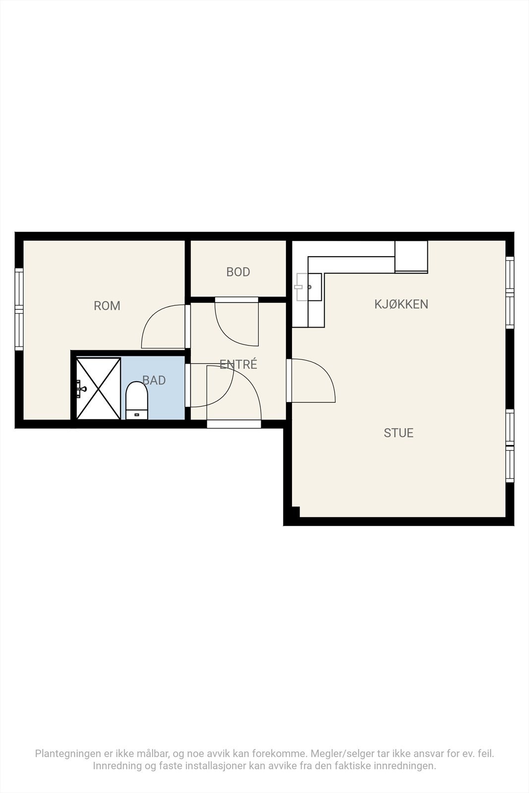 Plantegning Galleribilde