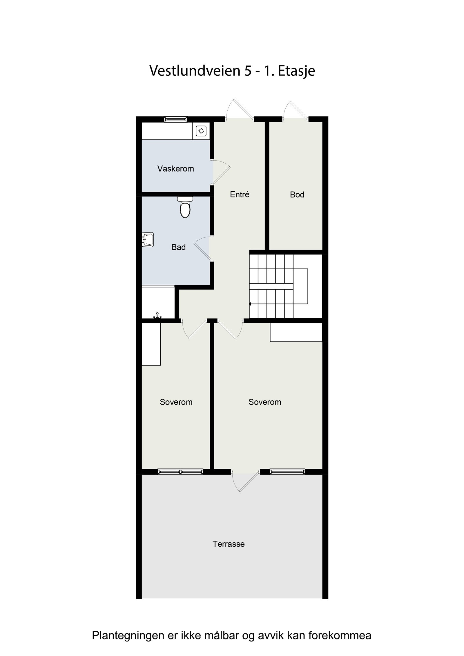 Plantegning 1. Etasje Galleribilde